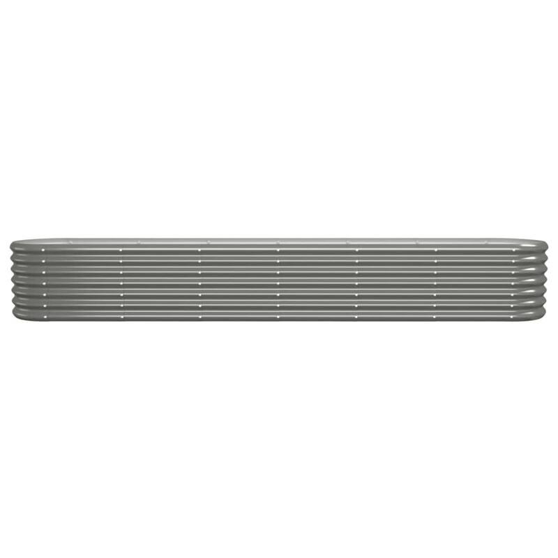 vidaXL Garden Raised Bed Patio Outdoor Raised Planter Box Powder-coated Steel
