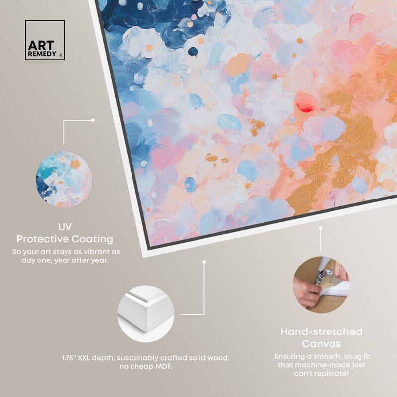 Vibrant Vortex Canvas by Art Remedy