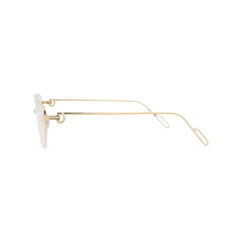 Cartier Cat Eye-Frame Metal Optical Frames