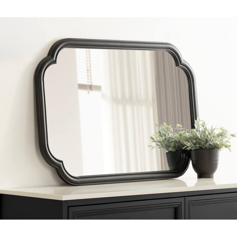 Kate and Laurel Glenby Scallop Wall Mirror