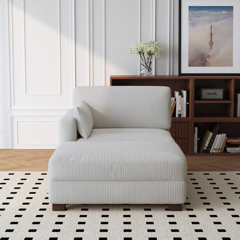 Modern Chaise Lounge Modular Sectional Sofa