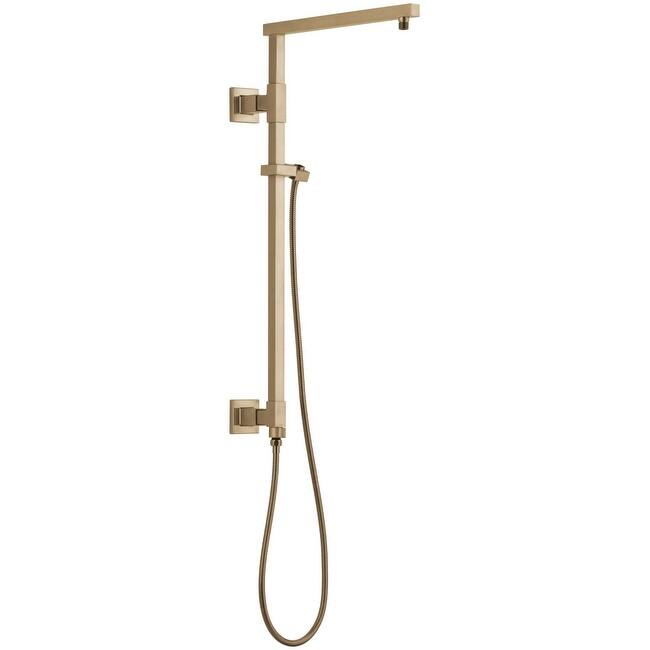 Delta Emerge 26" Angular Shower Column with Hose and Integrated - Lumicoat Champagne Bronze