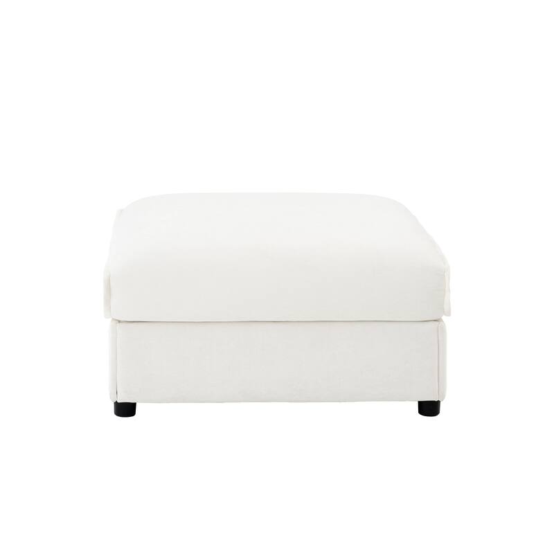 Cloudies Storage Ottoman Comfortable choice, multiple functions, classic design, and cozy corners Velvet