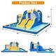 preview thumbnail 4 of 8, Bouncy House with Dual Slide,Water Guns and Trampolines