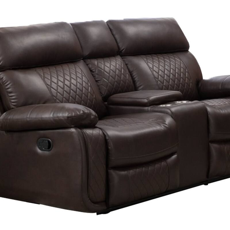 Infinity Power Reclining Faux Leather Reclining Loveseat