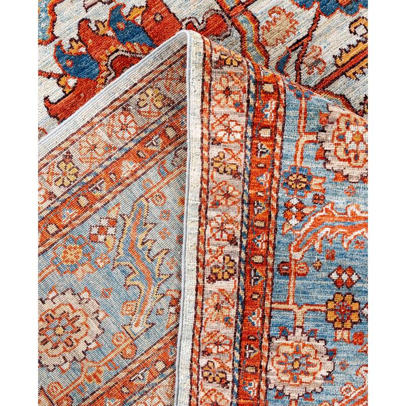Serapi One-of-a-Kind Hand-Knotted Area Rug - Ivory - 8' 9" x 12' 2"