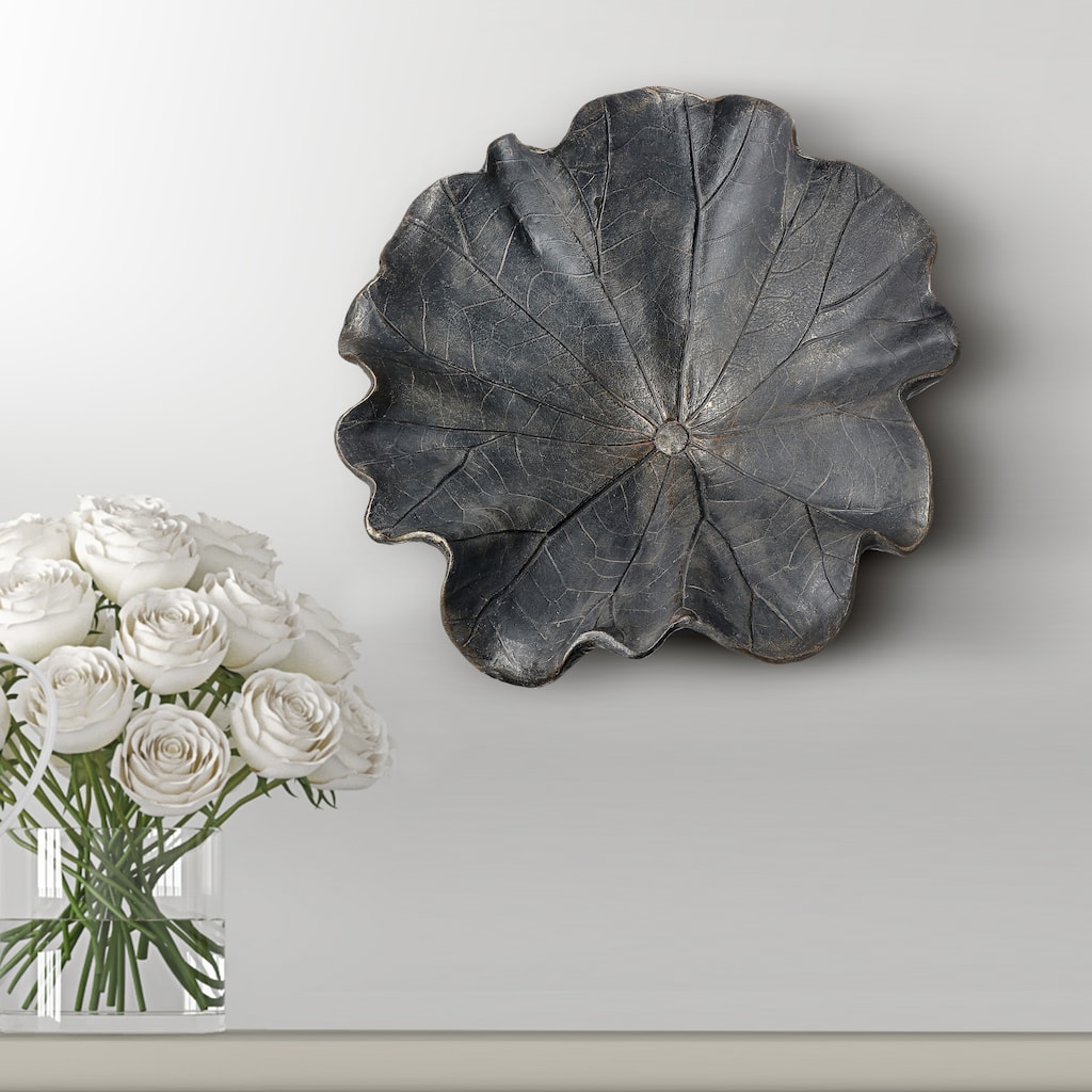 Lotus Leaf Wall Décor 11"D