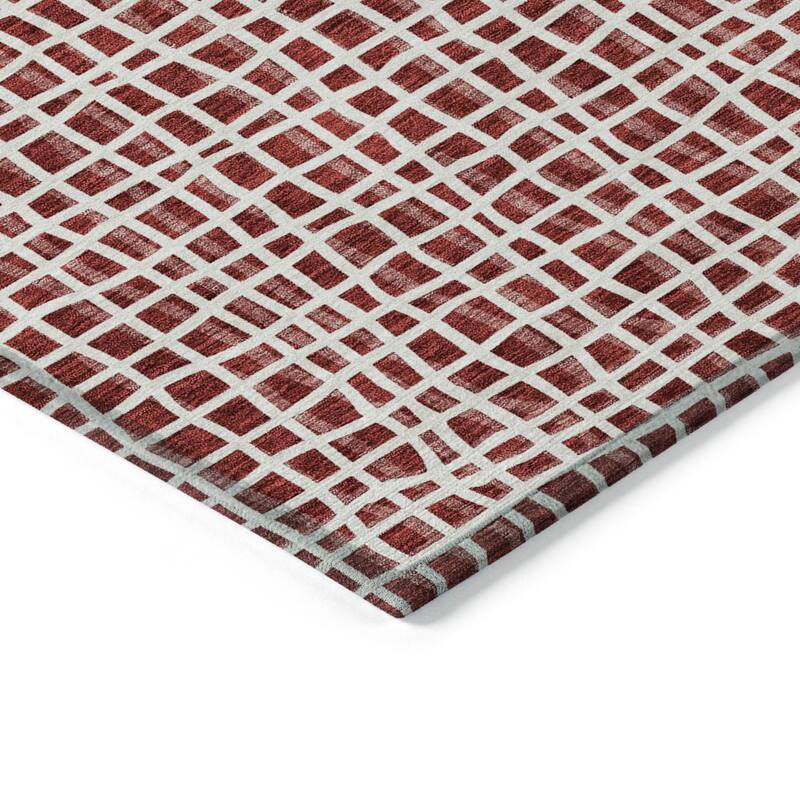 Machine Washable Indoor/ Outdoor Chantille Modern Abstract Rug
