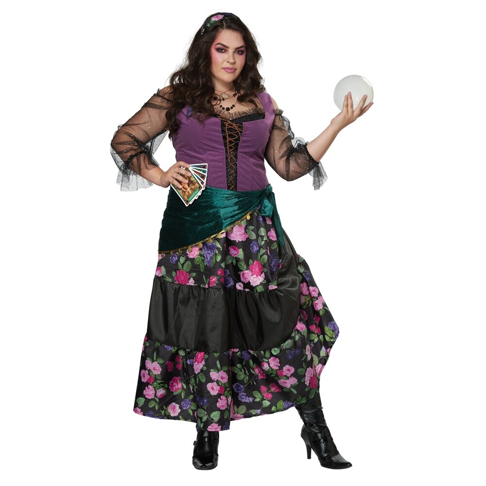Shop Womens Mystical Charmer Plus Size Gypsy Costume Overstock