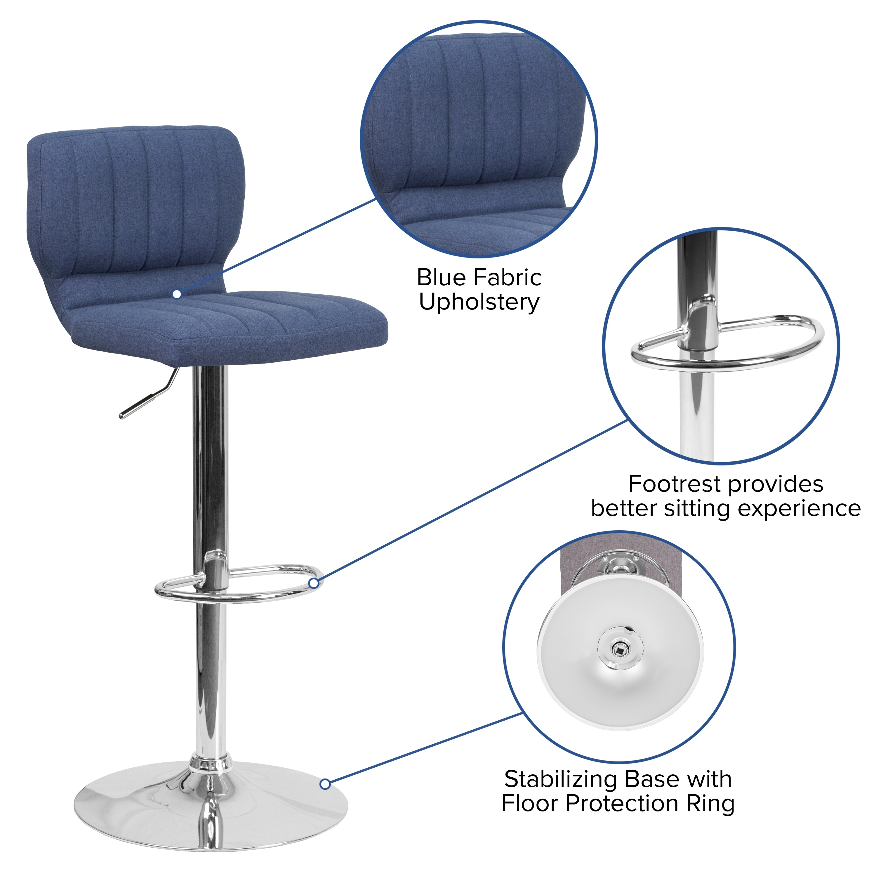 Vinyl fabric best sale for bar stools