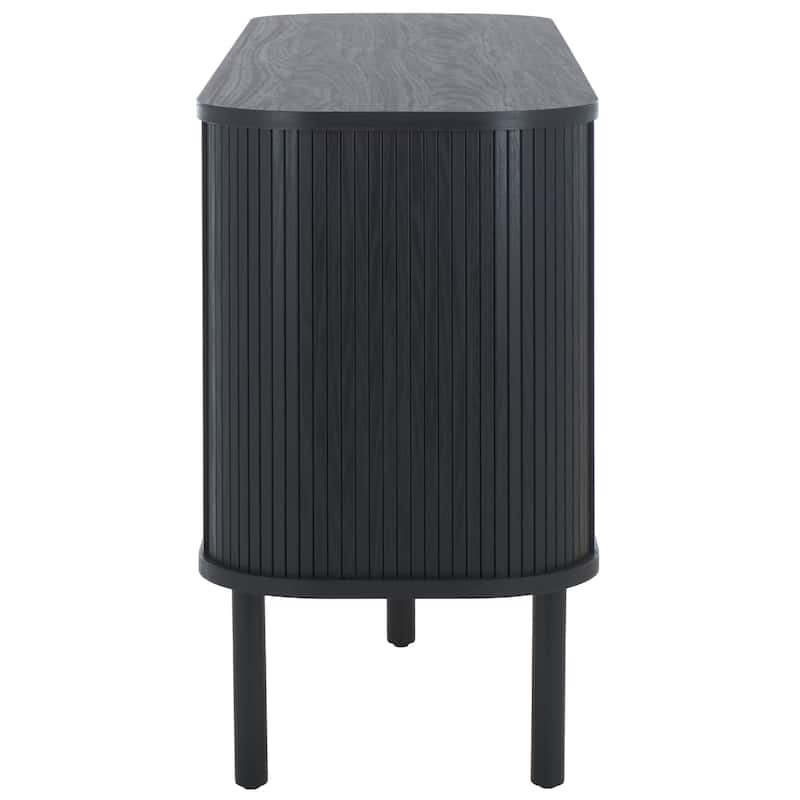 SAFAVIEH Home Tealla 2 Tambour Door Sideboard/Media Stand. - 63Wx18Dx32H