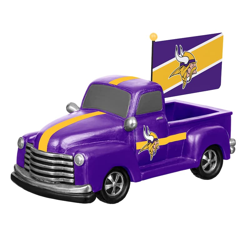 NFL Rally Truck Garden Statue with Team Flag