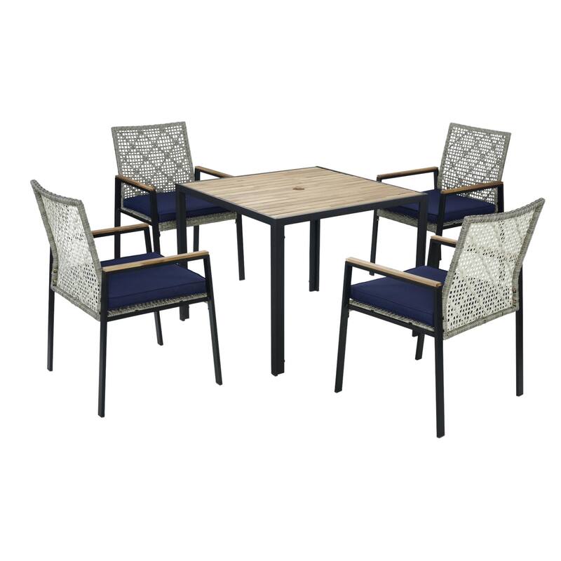 All Weather 5-Piece Patio Dining Table Sets