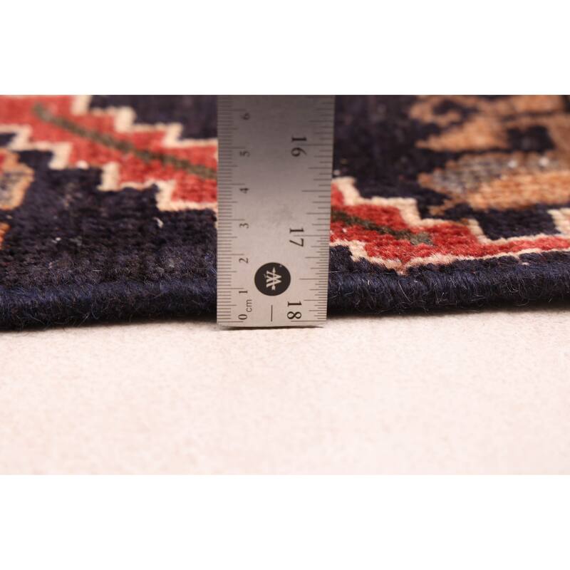 ECARPETGALLERY Hand-knotted Andelz Red Wool Rug - 4'9 x 9'5