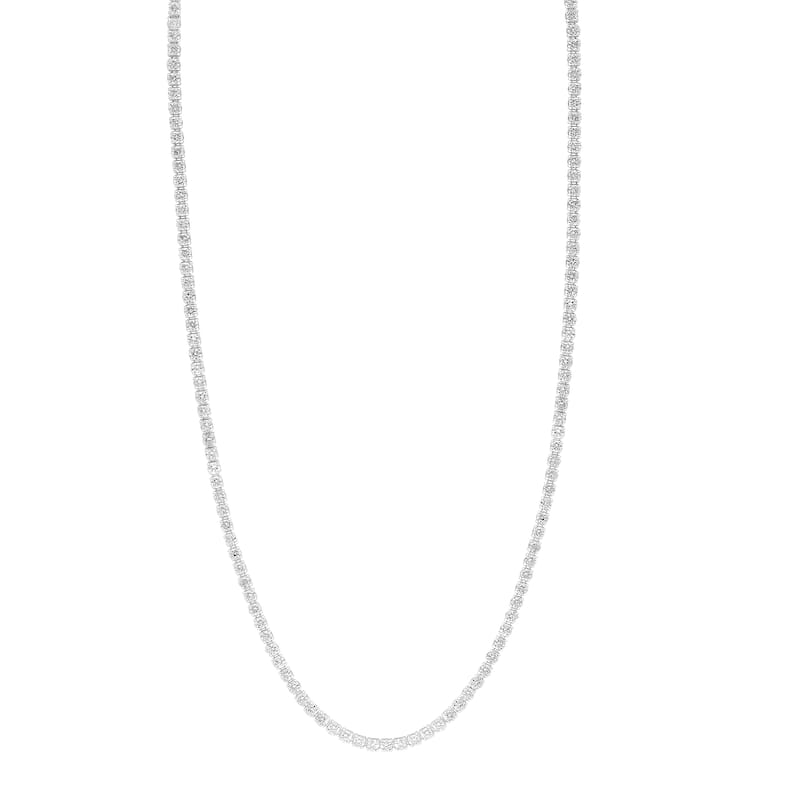 Effy Women's 14K White Gold Diamond Tennis Necklace