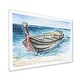 preview thumbnail 8 of 8, Designart 'Sloop On Tropical Beach' Nautical & Coastal Framed Art Print