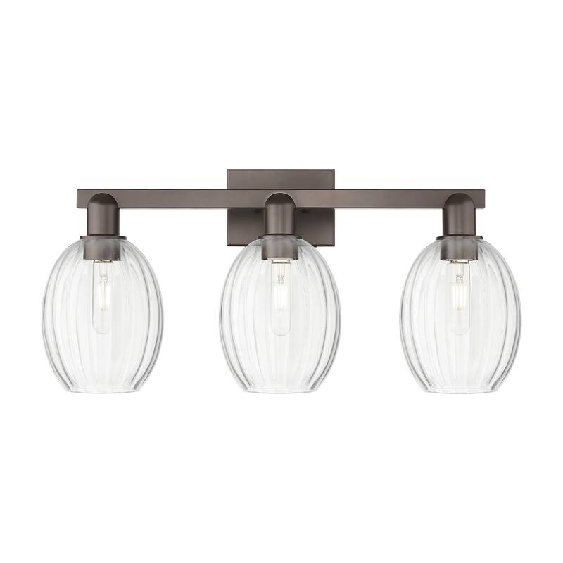 Innovations Lighting 716-3W-13-26 Preston Vanity Preston 3 Light 26" - Oil Rubbed Bronze / Clear