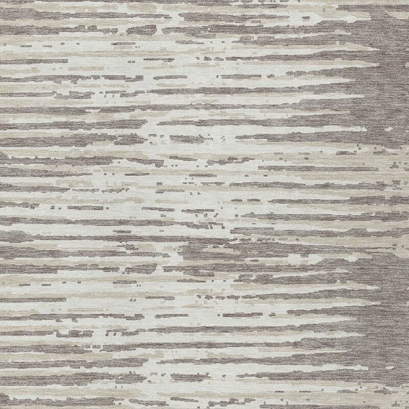 HomeRoots Striped Transitional Rectangle Outdoor Rug
