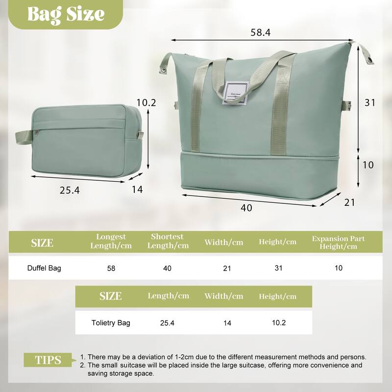 6 Piece Luggage Set, with Double Spinner Wheels Handle Password Lock, 14 IN Cosmetic Case 20/24/28 IN Luggages with Bag