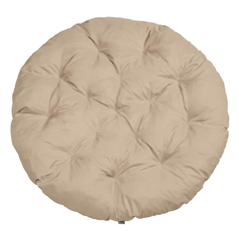Classic Accessories Montlake Water-Resistant 50 Inch Papasan Cushion (Chair is not included) - Antique Beige