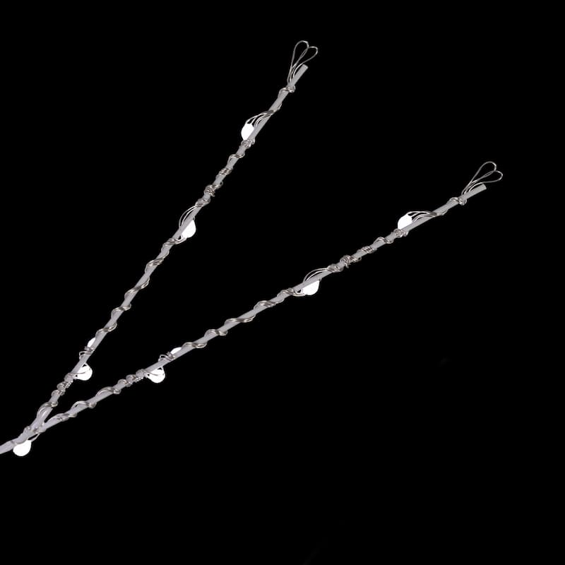 4' LED Lighted White Birch Christmas Twig Tree