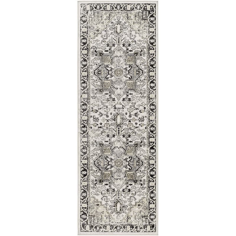 Livabliss Lavadora Traditional Washable Area Rug