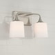 preview thumbnail 11 of 11, Presley 2-light Bath/ Vanity Fixture w/ Soft White Glass