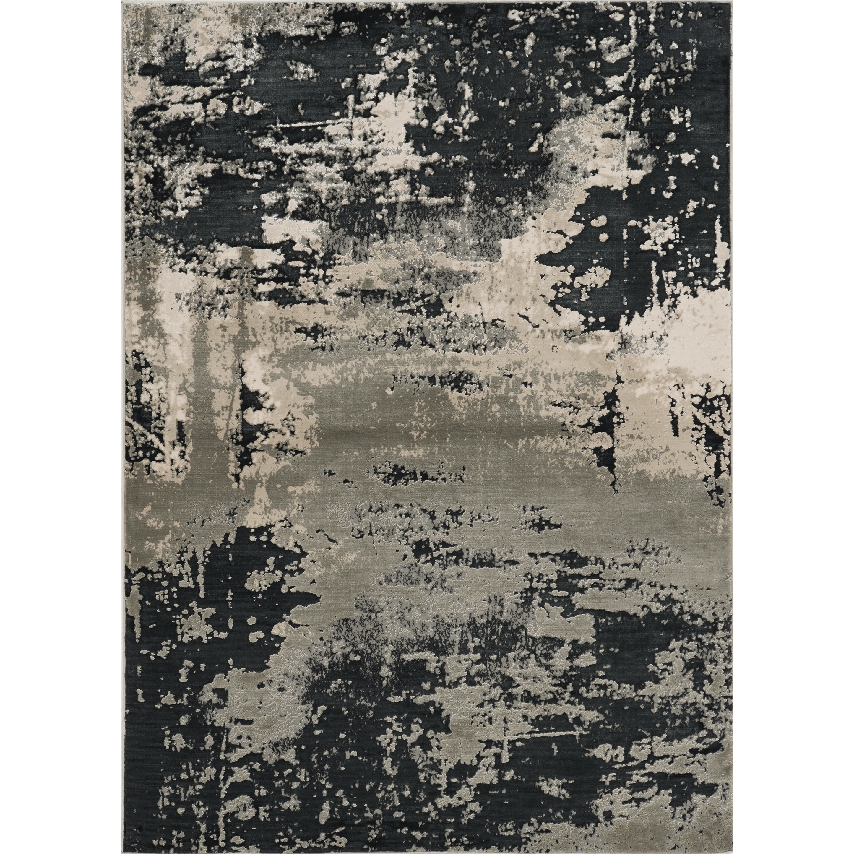 Strick Bolton Anja Silver Charcoal Abstract Area Rug Overstock 28133785