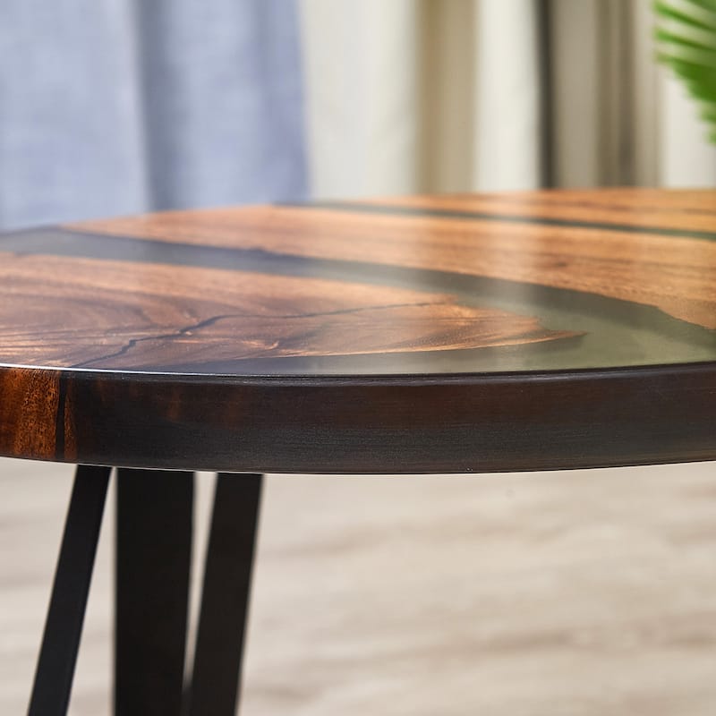Home Soft Things Epoxy Resin Table Resin Coffee Table, River Table