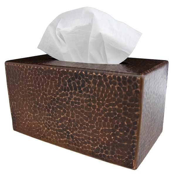 Bronze tissue top box holder