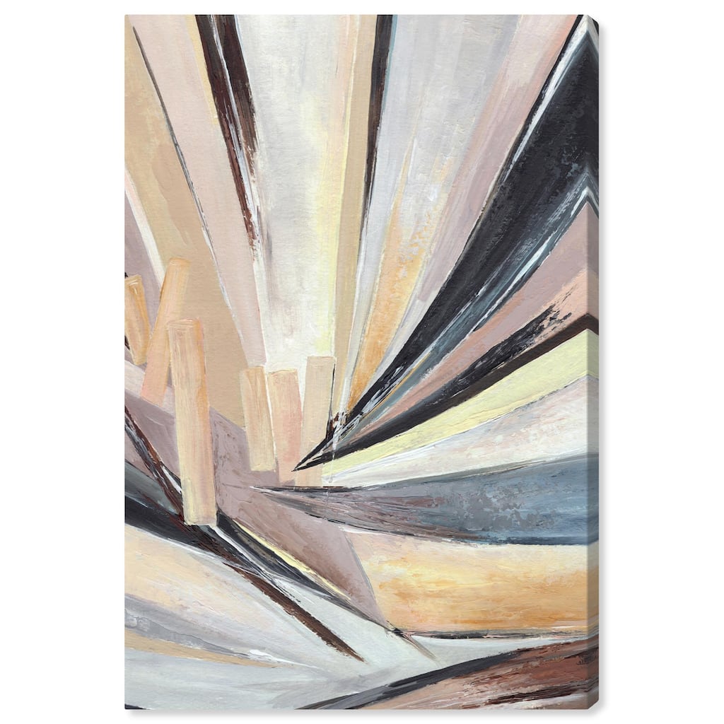 Balancing Lines I Canvas by Art Remedy, Gallery Wrapped