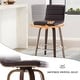 preview thumbnail 76 of 198, 26"/29" Faux Leather Swivel Bar/Counter Stools, Set of 2/3