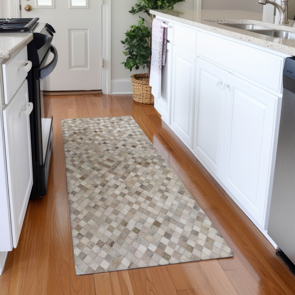 Premium Washable Super Soft Modern Diamond Mayfield Rug