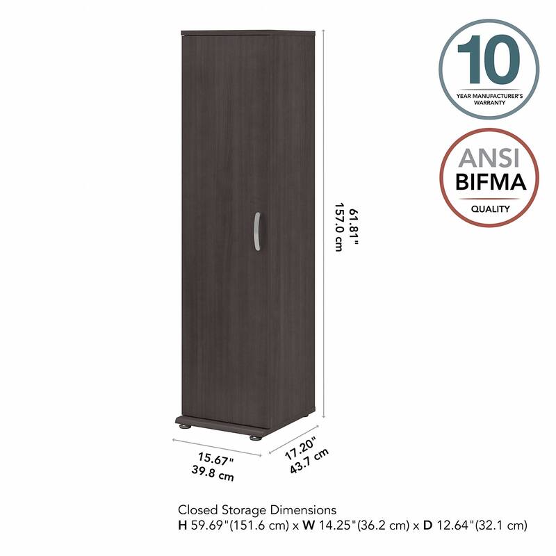 Universal Narrow Garage Storage Cabinet by Bush Business Furniture