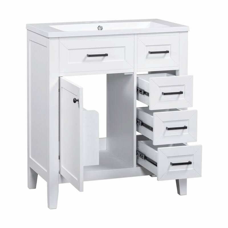 30" Bathroom Vanity with Sink Combo and Drawers