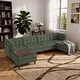 preview thumbnail 30 of 146, Madison Oversized Upholstered Corduroy Modular Sectional Sofa