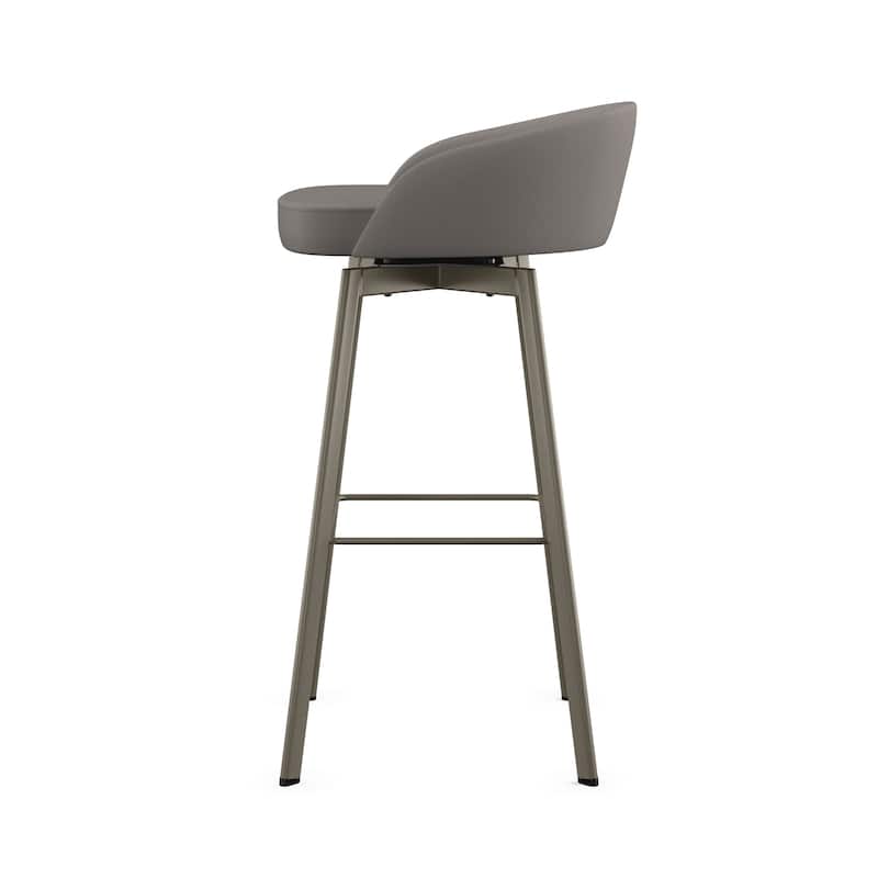 Amisco Cruz Swivel Counter and Bar Stool