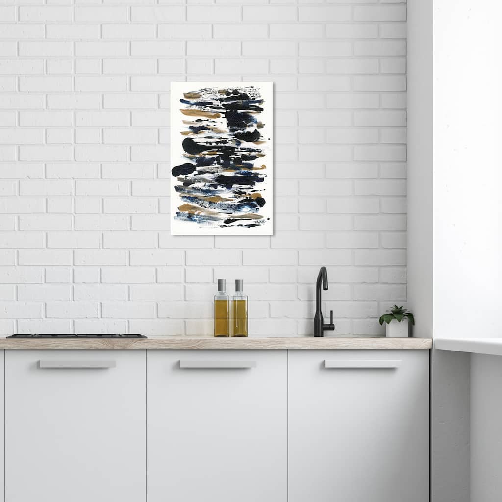 Wynwood Studio Abstract Cow Spots Black and Modern & Contemporary Wall Art Canvas Print