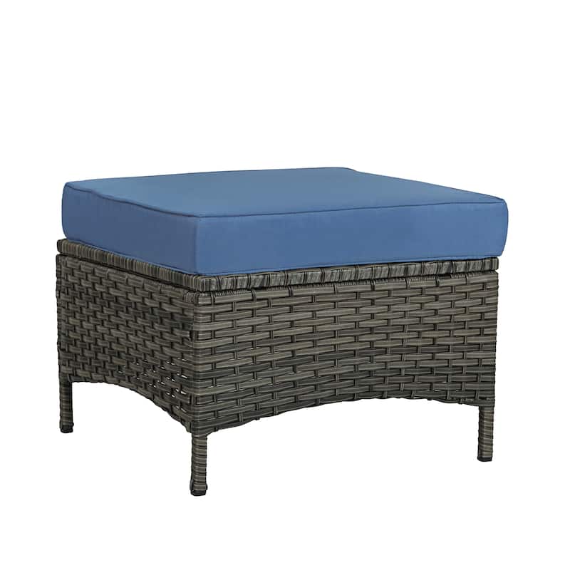 5 Pieces Outdoor Rattan Patio Furniture Set