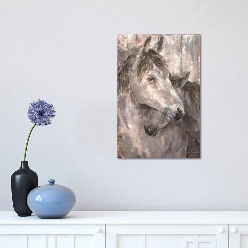 iCanvas "Tender Farmhouse Horse" by Debi Coules Canvas Print - 18x12x1.5
