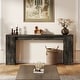 preview thumbnail 31 of 38, Farmhouse Wood 70.9 Inches Extra Long Console Table for Living Room, Hallway
