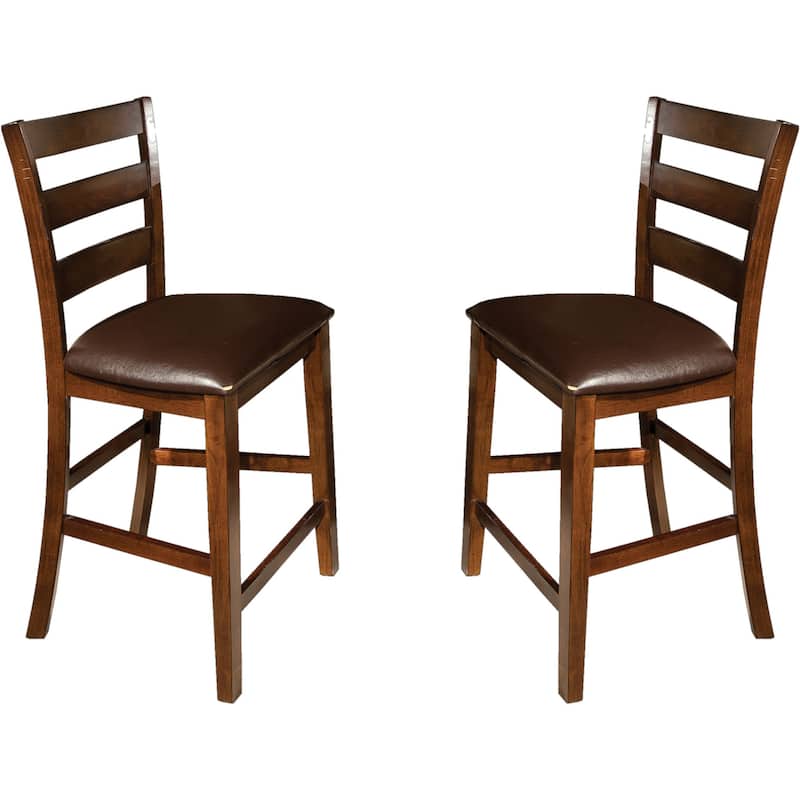 Kona Raisin Ladderback Barstool (Set of 2)