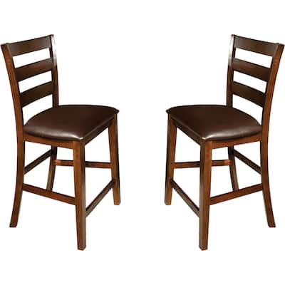 Kona Raisin Ladderback Barstool (Set of 2)