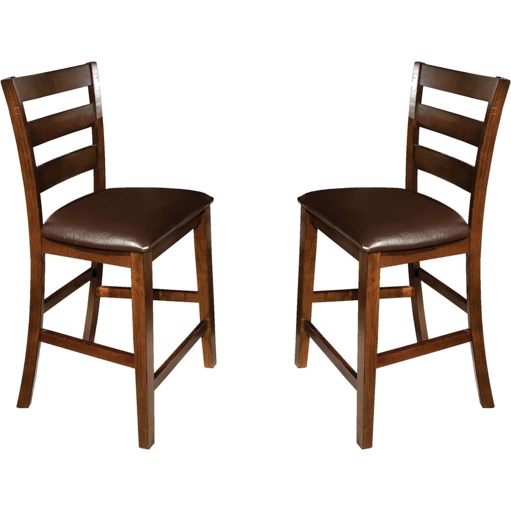 Kona Raisin Ladderback Barstool (Set of 2)