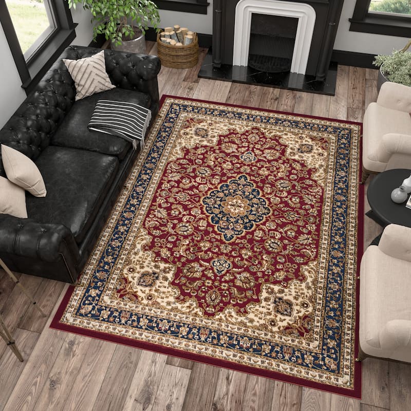 Soho Traditional Floral Indoor Area Rug