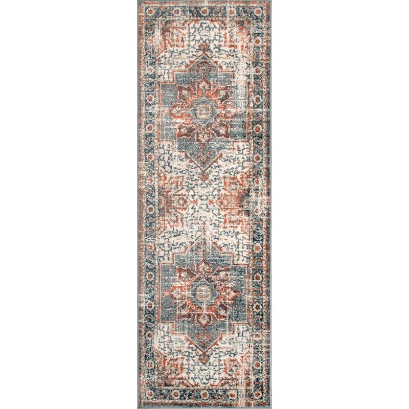 Nuloom Charlotte Faded Medallion Area Rug