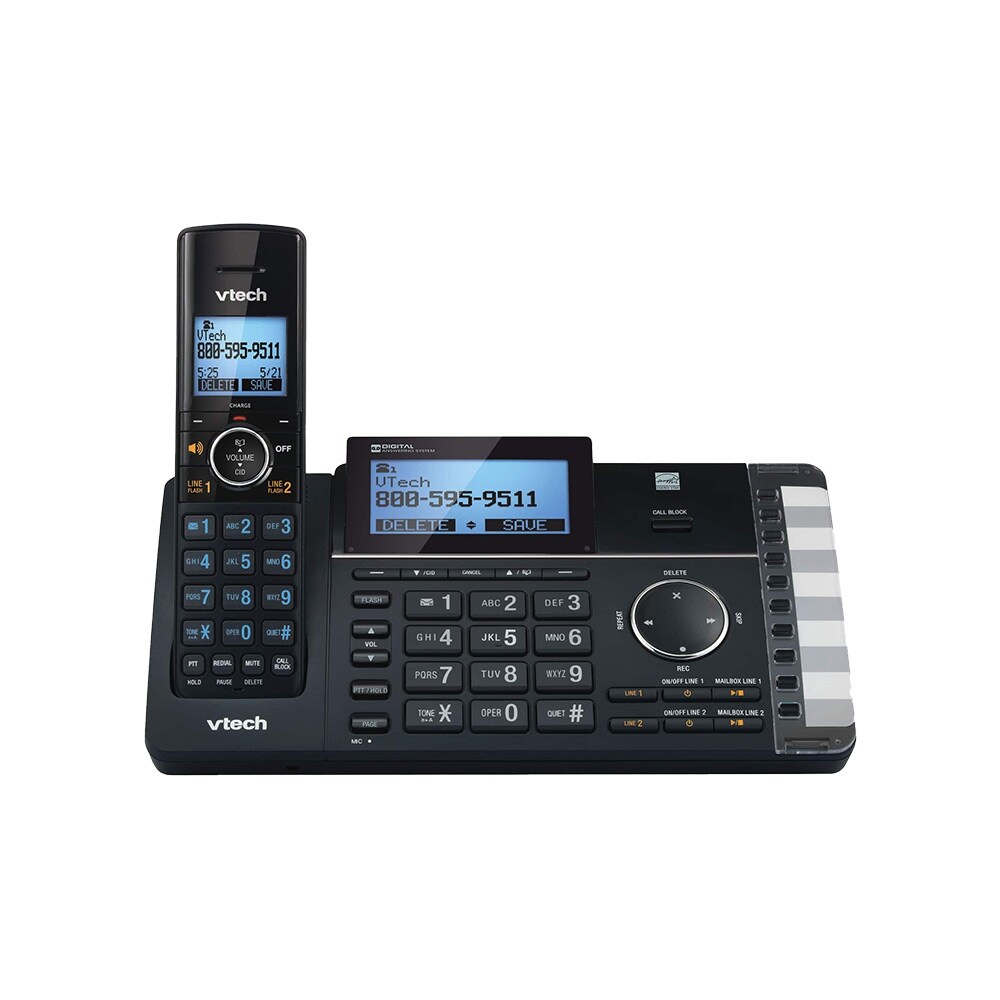 Shop Vtech Ds6251 2 Line Cordless Phone With Answering System