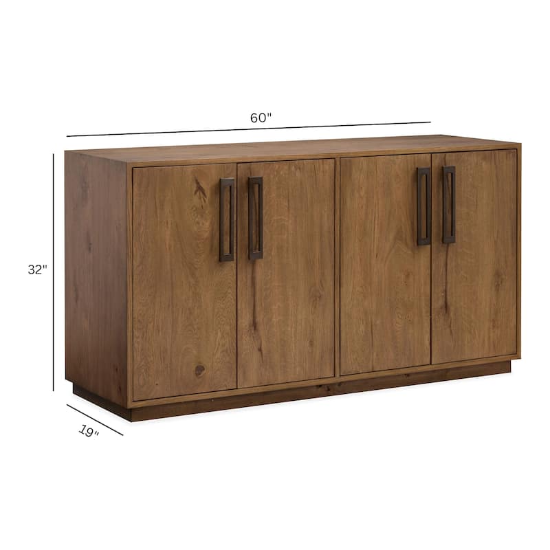 Magnussen Home Marcel Harvest Brown Buffet - 60''W x 19''D x 32''H