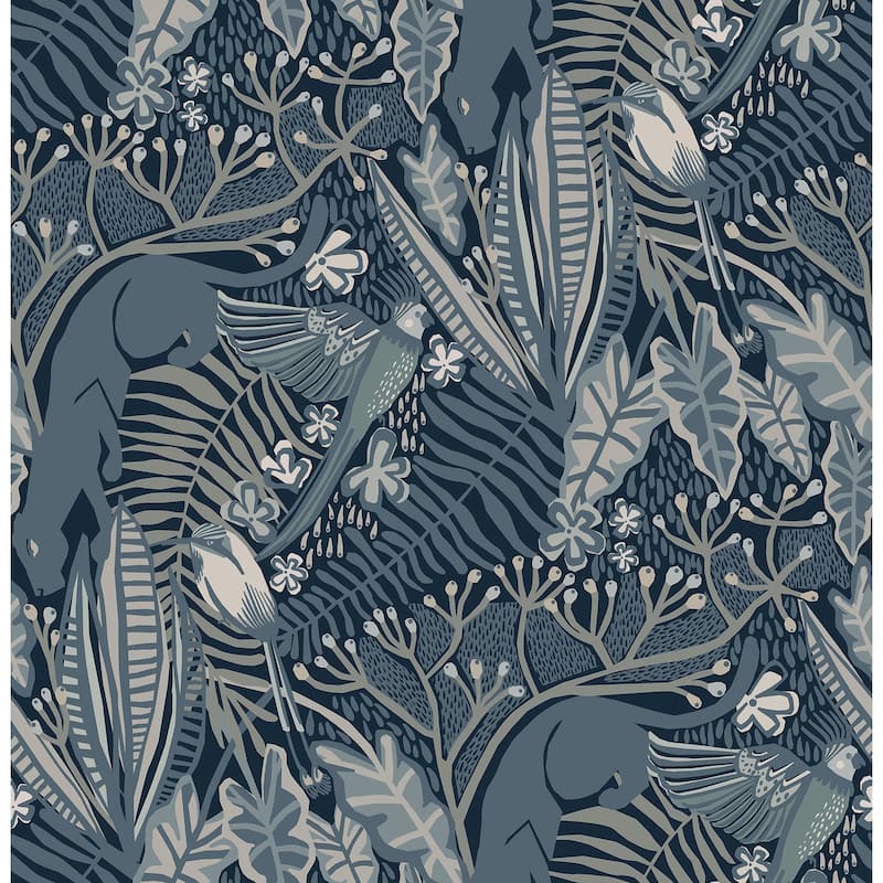 Pip & Lo Blues Poise Peel & Stick Wallpaper