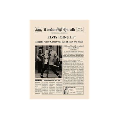 Elvis Joins Up (27 x 36) Canvas Art Print